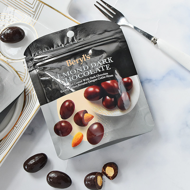【产地马来西亚】倍乐思 扁桃仁夹心巧克力豆35gx4袋