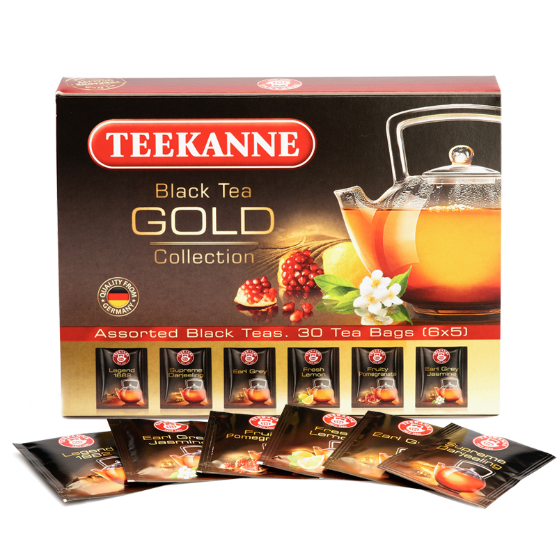 【德国137年品牌】teekanne 6口味红茶组合30包 19.9元包邮(39.9-20元券)