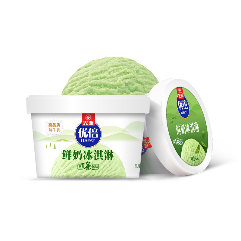 【不添加1滴水】光明优倍 鲜奶冰淇淋90gx20杯