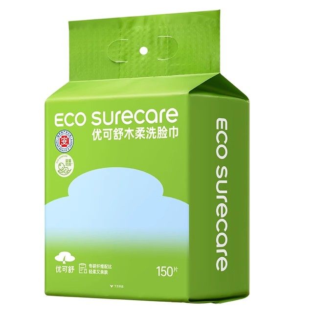 优可舒 悬挂洗脸巾150抽