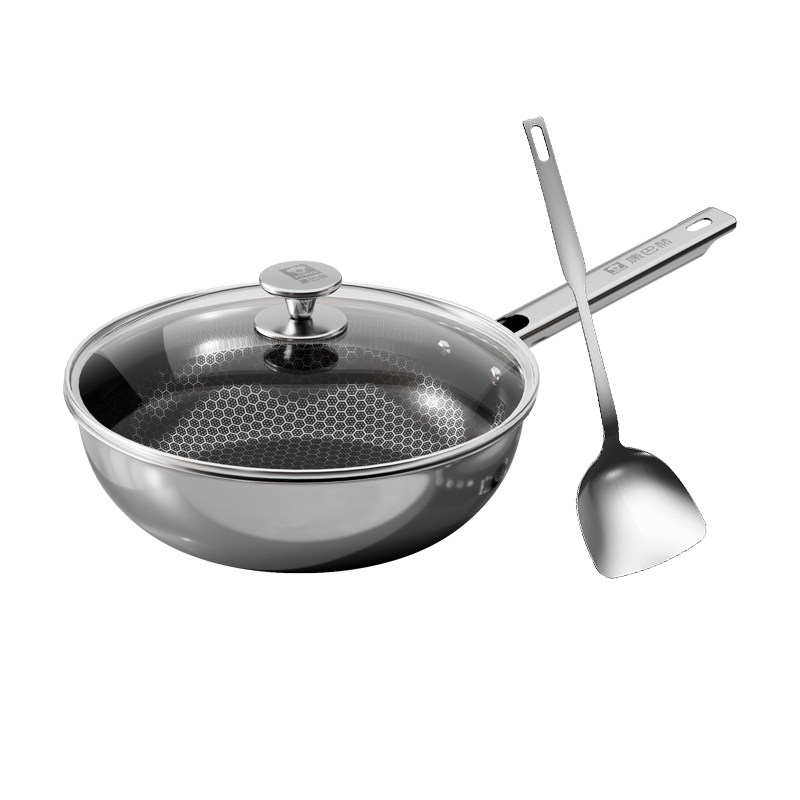 康巴赫 蜂窝不粘锅通用炒锅